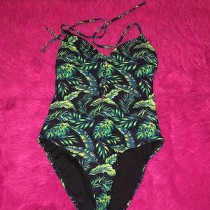 Palm Tree Leaf Swimsuit